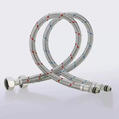 G1/2 G3/8 G9/16 50cm 1 pair Stainless Steel Flexible Plumbing Pipes Cold Hot mixer Faucet Water supply pipe Hoses bathroom part