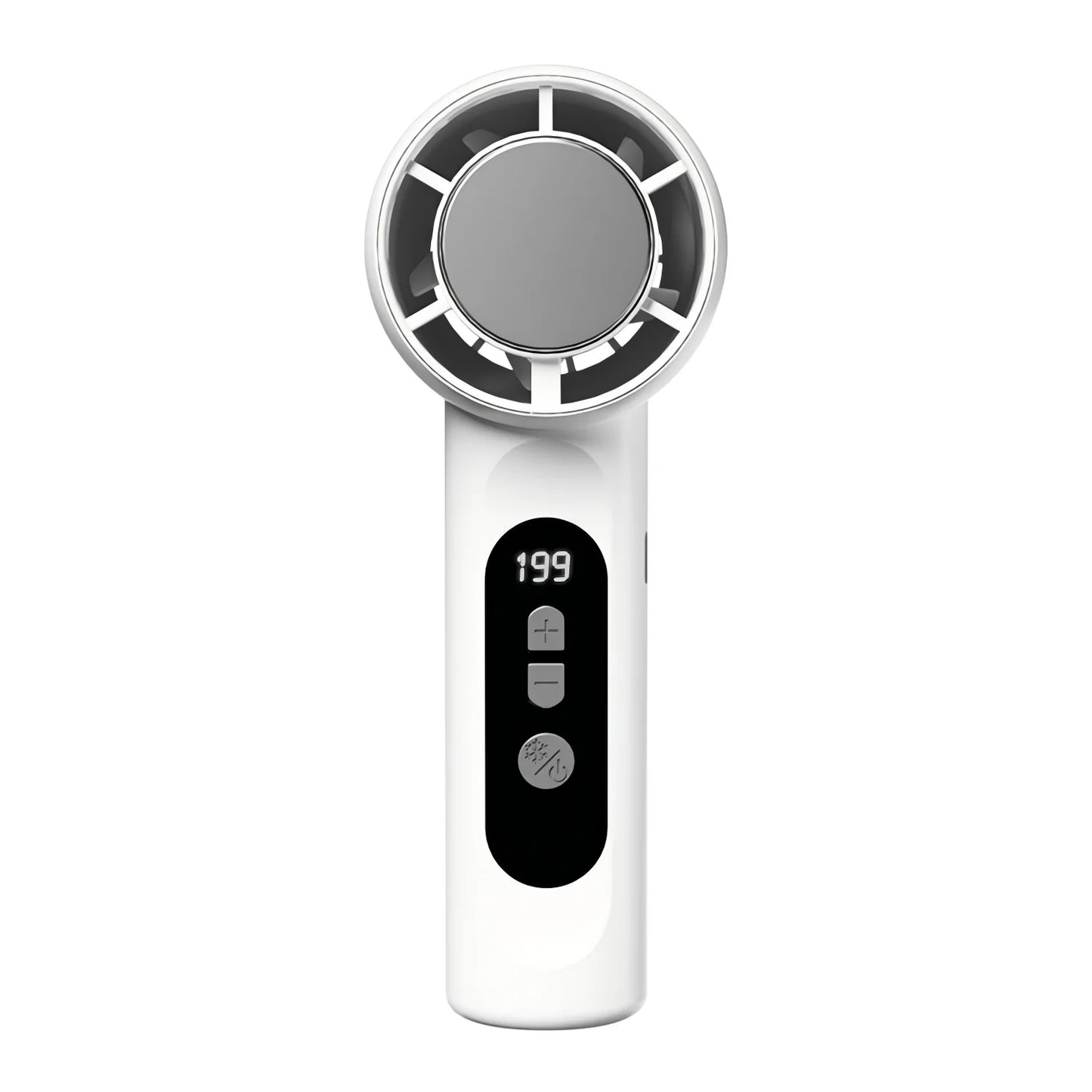 Portable Handheld Fan 199-Speed Mini Fan USB Rechargeable Cooling Refrigeration Fan Pocket Design for Travel Concerts Camping