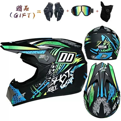 Motorcycle Helmet Full Face Racing Off Road Cross Motorcross Capacete Motocross Cascos Para Motos Mountain Downhill Bicycle DOT