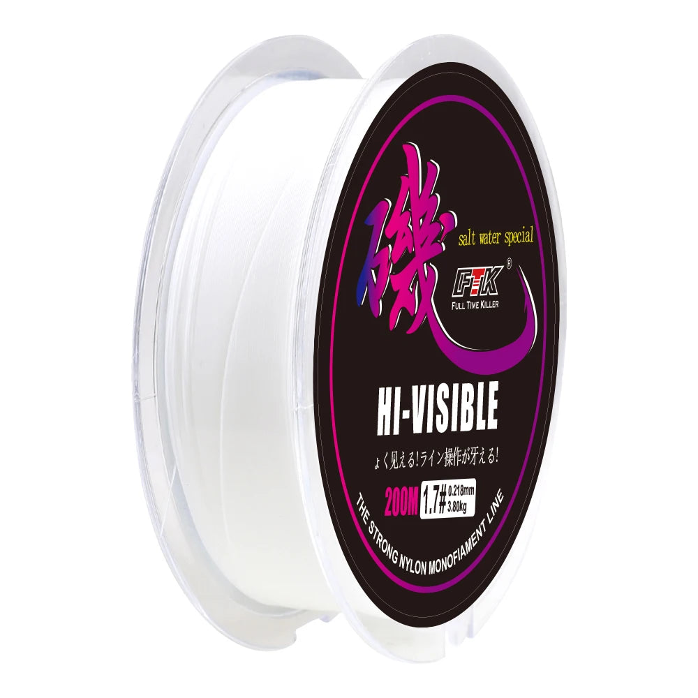 FTK 200M Rock Fishing Line Semi Floating Boat For Sea Saltwater Fishing Super Wear-resistant And Strong Fishing Equipment