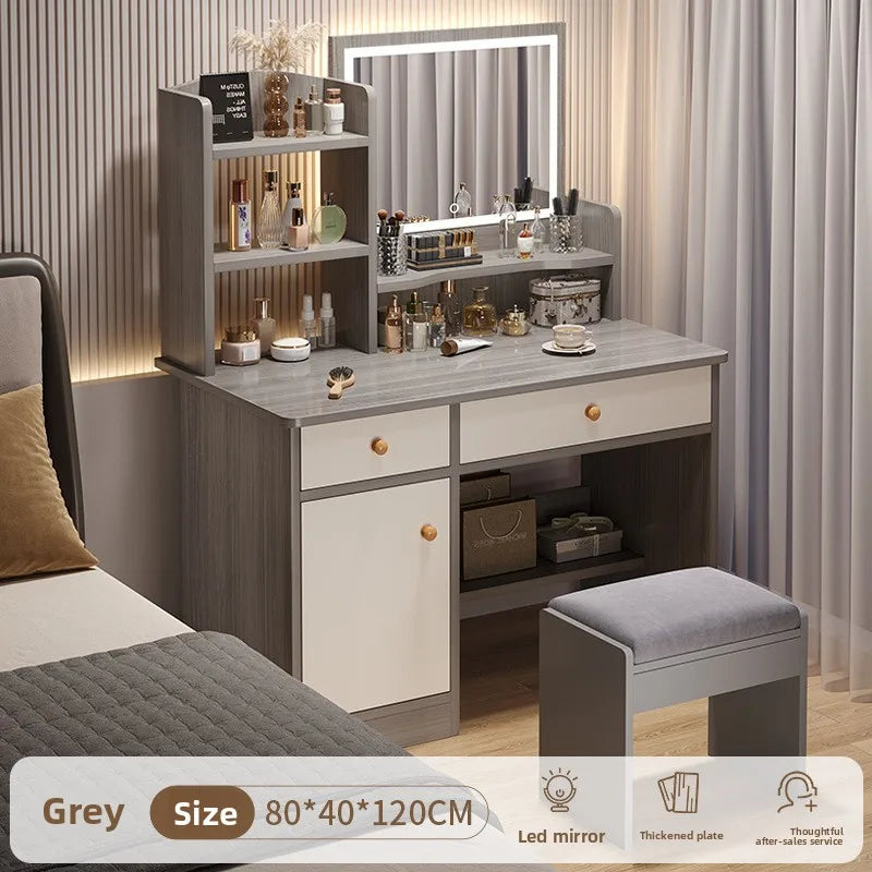 Firm Dresser, chest, integrated girls' bedroom, simple worktable with mirror, makeup table