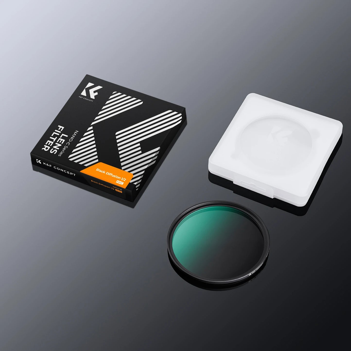 K&F Concept 1/2 1/4 1/8 Black Mist Diffusion Camera Lens Filter 49mm 52mm 58mm 62mm 67mm 72mm 77mm 82mm With Cleaning Cloth