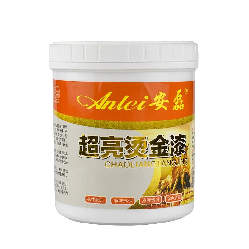60g Bright Gold Paint, Wood Paint, Metal Lacquer ,tasteless Water-based Paint, Can Be Applied on Any Surface