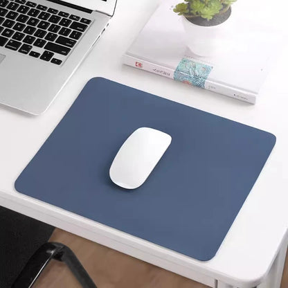 Small PU Mouse Pad NonSlip Professional Gaming Desktop Mouse Pad Waterproof Anti-Scratch Easy To Clean Mat For PC Laptop Desktop