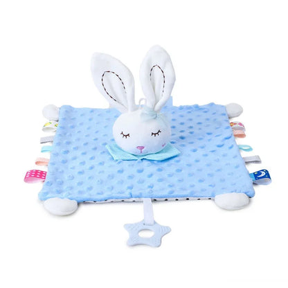 Elephant Baby Comforter Blanket Soft Appease Towel Baby Rattle Animals Toys Soothe Reassure Sleeping Towel Lathe Hang Toddler