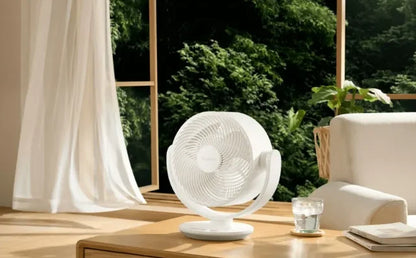 Xiaomi Mijia Smart Desktop Air Circulation Fan, 1,180 m³/h, 3D airflow, 100 speed settings, Type-C, Wi-Fi