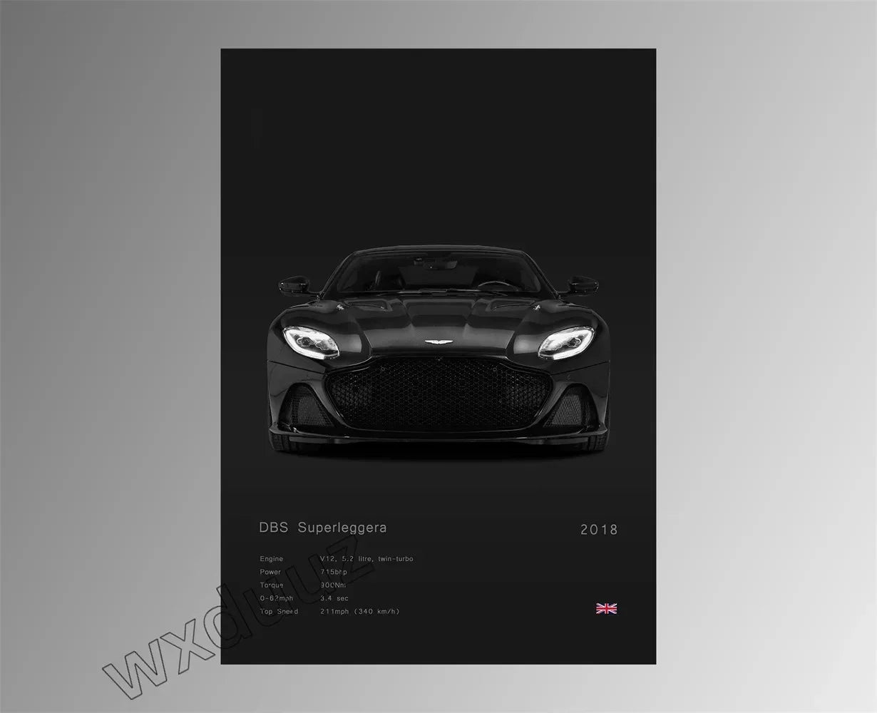 Modern Design Home Decoration Classic Popular Car Brand Motorsport Supercar Canvas Painting Wall Art Aesthetic Room Decor Poster