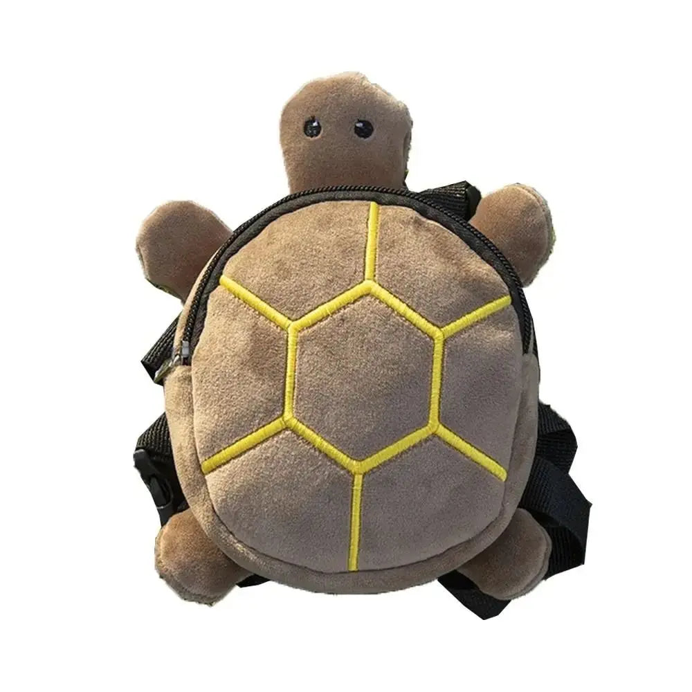 Soft Turtle Shape Dog Backpack Cartoon Portable Dog Snack Bag Large Capacity Adjustable Puppy School Bag Pet Supplies