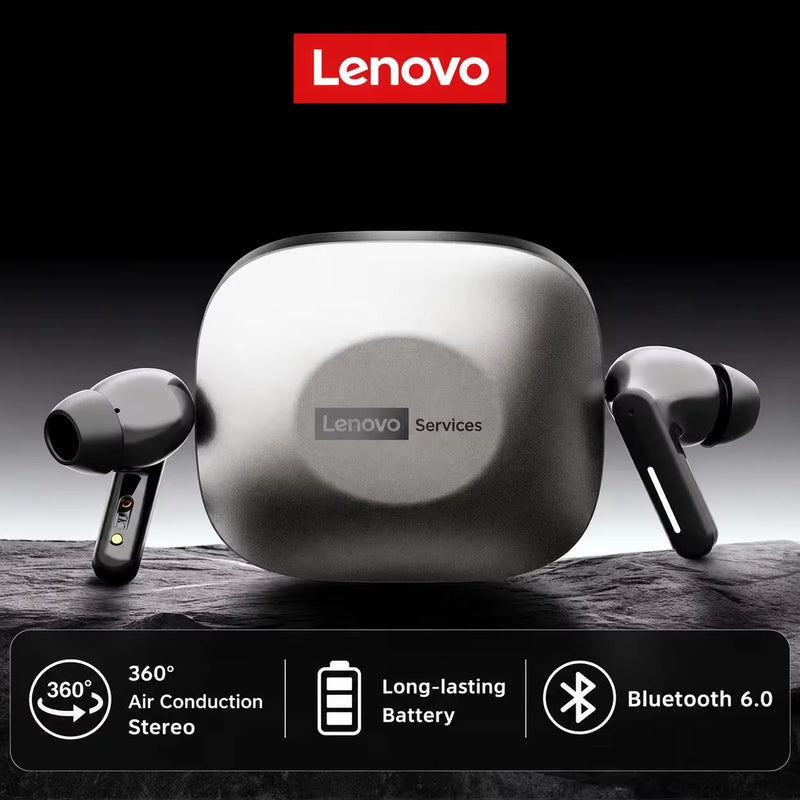 New Lenovo LE209 Wireless Bluetooth Earphone Business Music Bluetooth Headphone HD Call with Mic 30H Battery Life Gaming Headset