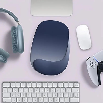 Ergonomic Mouse Pad with Wrist Support Memory Foam Mouse Mat Soft Plastic Wrist Cushion, Soft Square Hand Rest for Office