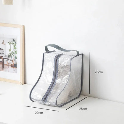 Shoes Storage Bags Cover Long Riding Rain Boots Dustproof Organizer Portable Travel Zipper Pouch Accessories Supplies Item