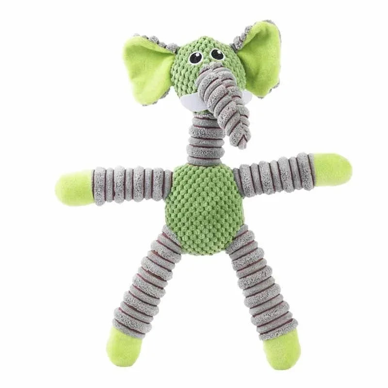 Plush Dog Toy Cute Stuffed Animal Toy for Small Medium Dogs Teething Chew Toy for Puppy Interactive Playmate Reduces Anxiety