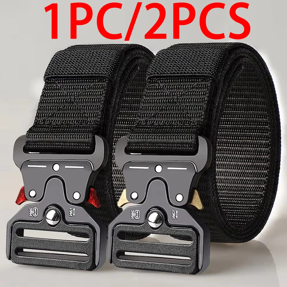 Versatile Men's Tactical Belts - Durable, Adjustable Design-For Outdoor Sports Enthusiasts，Pair with Pants Jeans，For Men Women ﻿