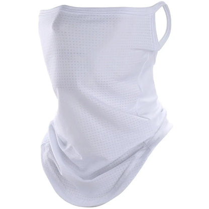 Breathable Scarf Half Face Mask Summer Quick-drying Neck Gaiter Cover Hanging Ear Sun Protection Bandana Neckerchief Headwear
