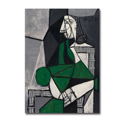 Modern Art Master Picasso Abstract Canvas Painting Cubism Home Wall Art Poster Prints Pictures Bedroom Living Room Decor Murals