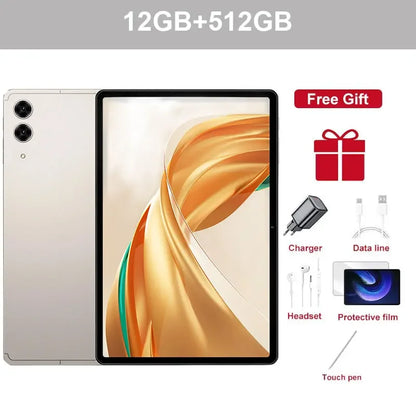 High-end Pad 7S pro Children Tab Global Version 10.Inch Android 15 22GB+2TB Tablet 5G Dual SIM Original Kids Gift Tablet PC+Box