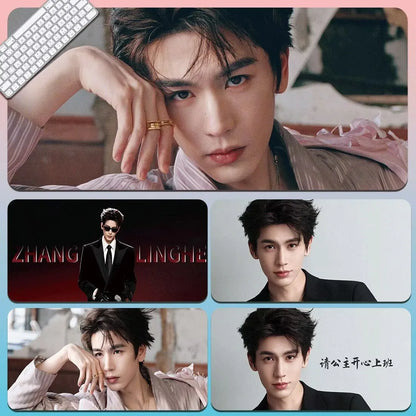 Zhang Linghe's oversized mouse pad, celebrity novel male protagonist keyboard pad, computer gaming dirt-resistant  anti-slip pad