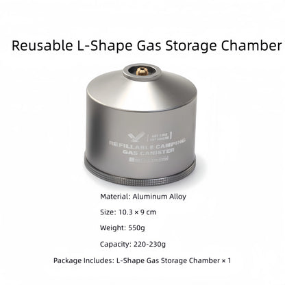 Outdoor Camping Gas Stove, Lightweight Portable Mini Burner, Separate Stove Head for Tea Cooking Hiking Backpacking