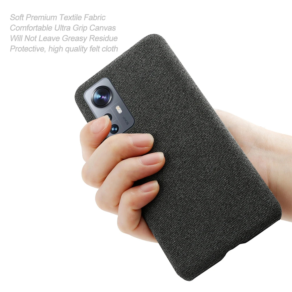 Cloth Case For Xiaomi 12 Pro For Xiaomi 12 Pro Civi Mi 11 10 9 8 Pro Luxury Cloth Texture Case For Mi Max 2 3 Mix 2 2S 3 4 coque