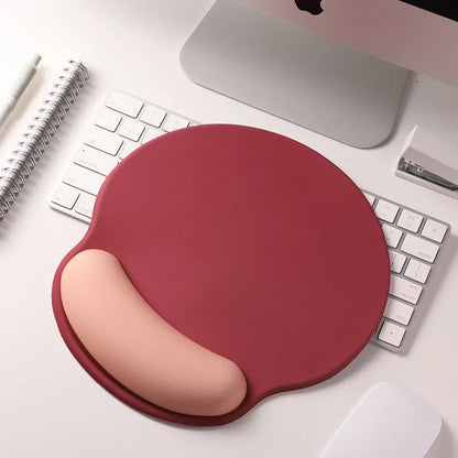 Mouse Pad Comfortable Wrist Support Non Slip Mice Mat Soft Mousepad Wrist Support Computer Silicone mouse pad
