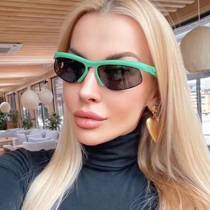 Sports Designer Sunglasses for Men Women Driving Cycling Fishing Golf Alloy Sun Glasses