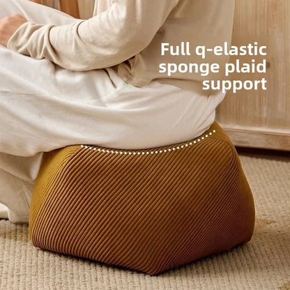 Solid wood octagonal stool for home use, shoe changing sofa, footrest, low stool, makeup seat, pedestal