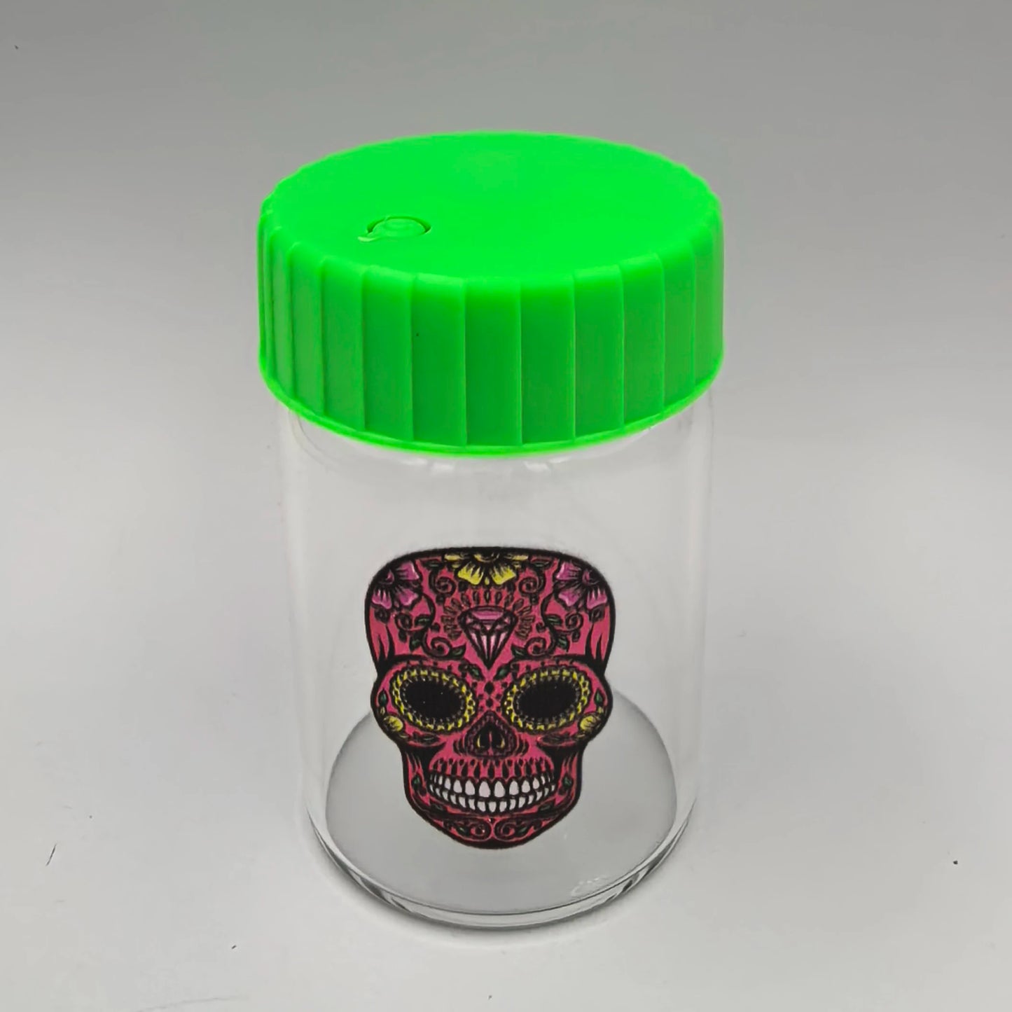 Glass Jar with LED Light Airtight Transparent Glass Storage Jars