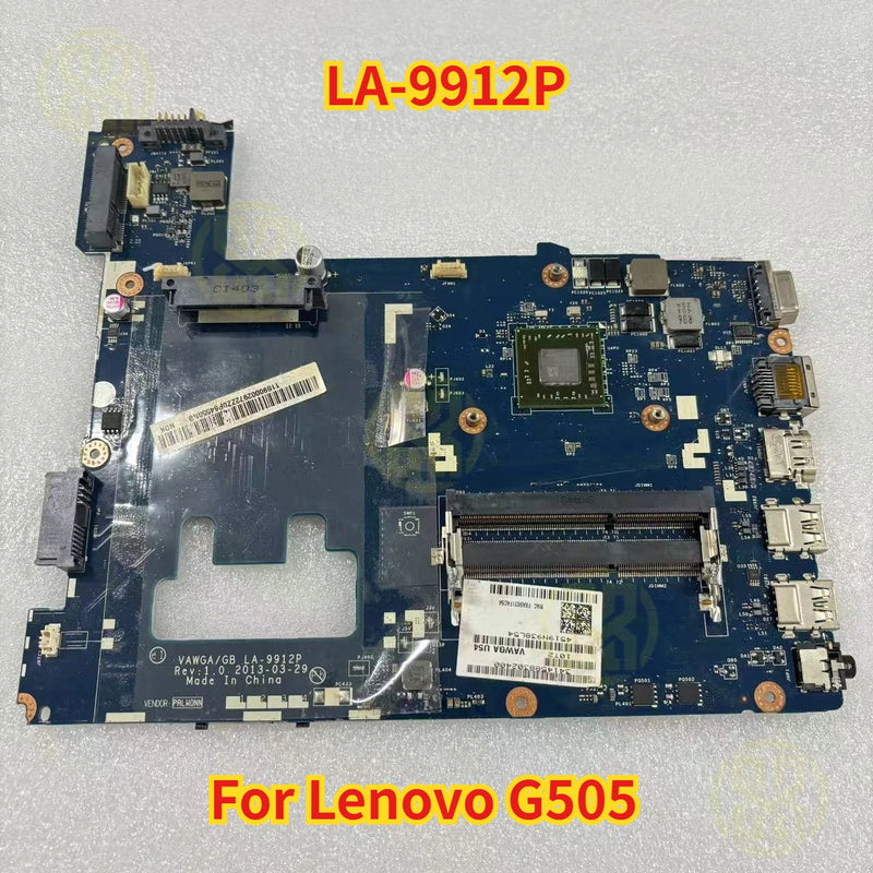 LA-9912P For Lenovo G505 Laptop Motherboard with E1-2100 CPU 100% Tested Ok