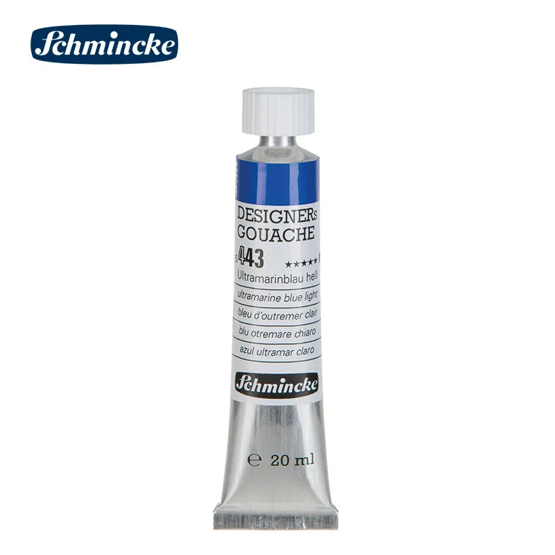 Germany Schmincke Designer Gouache Paint Tube 20ml Opaque Gouache Paint Professional Artist 48 Colors Drawing Art Supplies Cute
