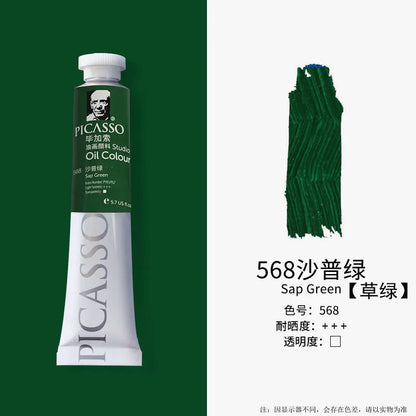 Phoenix 50ml Oil Paint High Saturation Faster Drying Time with Creamy Texture and Consistency for Artists, Students, Beginners