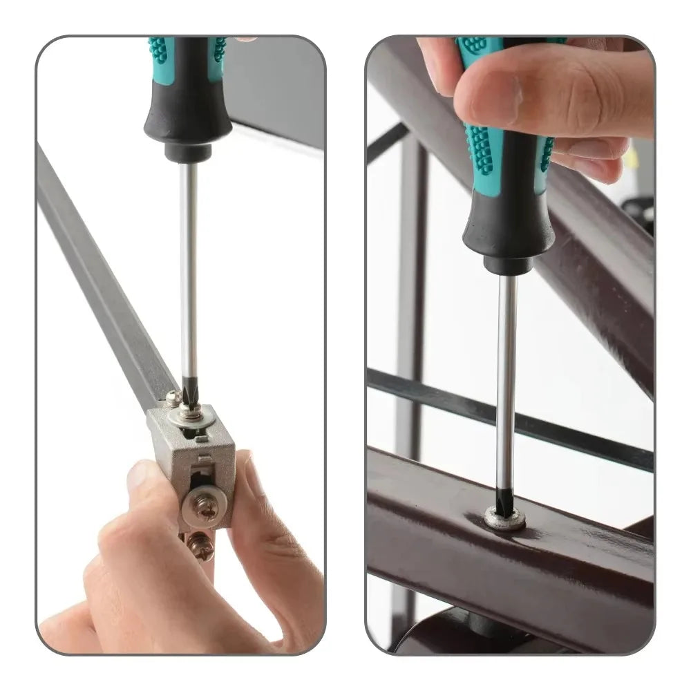 Phillips multi-functional magnetic screwdriver, available in diameters of 3mm, 4mm, 5mm, and 6mm.
