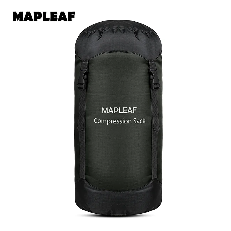 MAPLEAF Sleeping Bag Compression Sack Water Resistant Storage Bag Compression Bags Outdoor Backpacking Compression Stuff Sack
