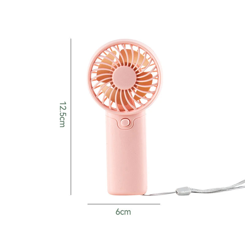 Portable Fan Convenient Creative Small Fan Pocket Hand-held Fan Lightweight AA Battery Handheld Mini Fan Air Coolers 2026 NEW