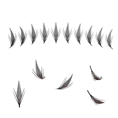 Comic Spire Eyelash Extension Lightweight Feather Premade Fans Eyelashes Extension Tower Top Soft Natural Makeup Lashes