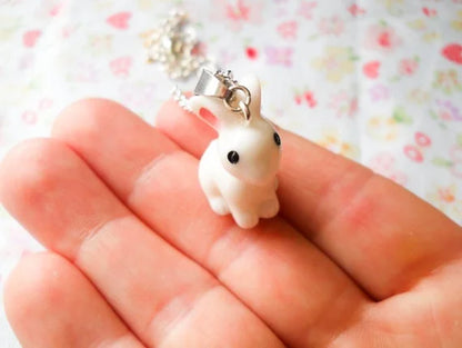 Cute and Kawaii Bunny Rabbit Necklace, Bunny, Rabbit, Easter Necklace, Kawaii Necklace, Cute Necklace, Easter, Sweet Lolita