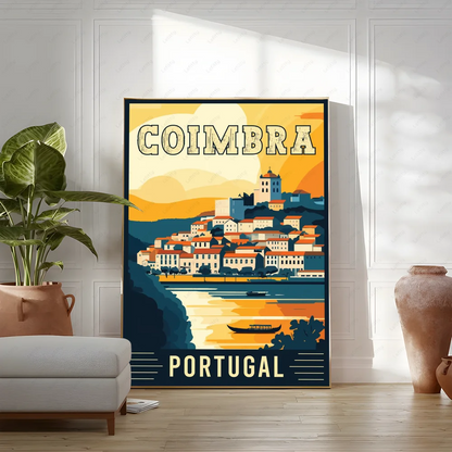 Pictures Portugal Painting Poster Room Decor Home Decoration Interior Wall Art Printing Waterproof Bathroom BedRoom Posters Gift