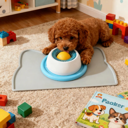 Dog Stimulation Toys Pet Lick Mat Slow Feeder Yogurt Licking Plate Interactive Cats Dog Snack Bowl Tiring Bowls Dental Care Tool