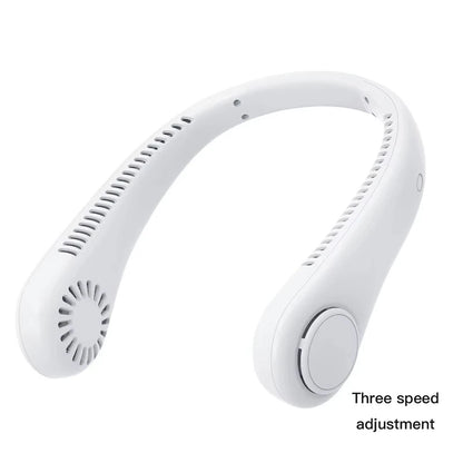 Hanging Neck Fan Digital Display Power Ventilador Bladeless Neckband Fan Portable Mini Air Cooler USB Rechargeable Electric Fans