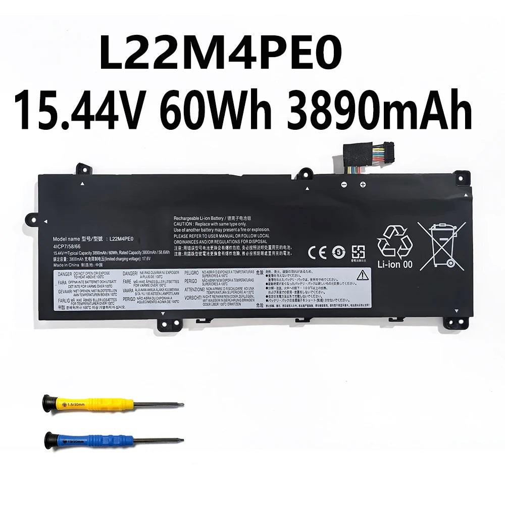 L22M4PE0 L22D4PE0 L22B4PE0 L22D3PE0 L22M3PE0 L22B3PE0 60Wh 45Wh Laptop Battery For Lenovo THINKBOOK 14 G4 IML 14 G6 G7 Free Tool