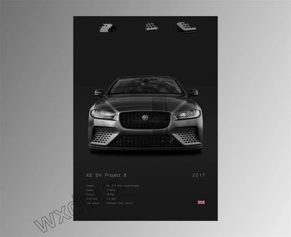 Modern Design Home Decoration Classic Popular Car Brand Motorsport Supercar Canvas Painting Wall Art Aesthetic Room Decor Poster