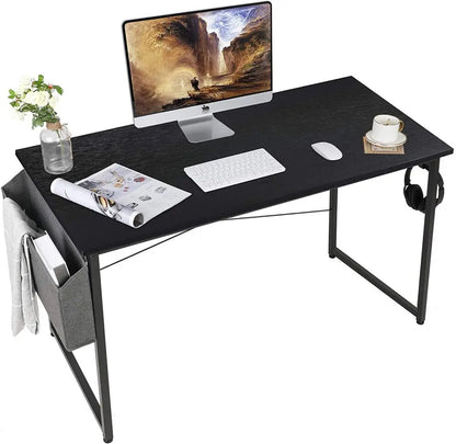 Homfa Desk PC Table 120x60cm Desktop Computer Desk with Storage Bag Laptop Table School Furniture Commercial load 100Kg