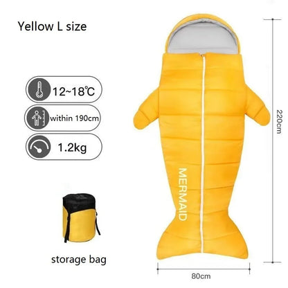 Ultralight Sleeping Bag Camping Sleeping Bag for Kids and Adults Sleeping Bag Camping Vacuum Bed Camping Accessories S/M/L size
