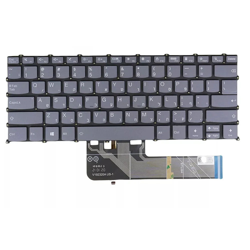 Hebrew For Lenovo Yoga 530-14 730-13 530-14IKB 530-14ARR 730-13IKB 730-13IWL 730-15IKB 730-15IWL laptop Keyboard With Backlit