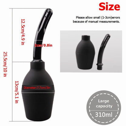 Intimate Goods Enema Cleaning Container Masturbator Anal Shower Vagina Cleaner Douche Anal Cleaner for Men Women Enema Bulb