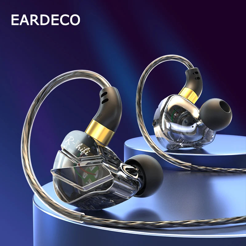 EARDECO 3.5mm Wired Earphone In Ear Wired Headphones Bass Sport Earphone Headphone with Mic Earphone Stereo Headphone Headset