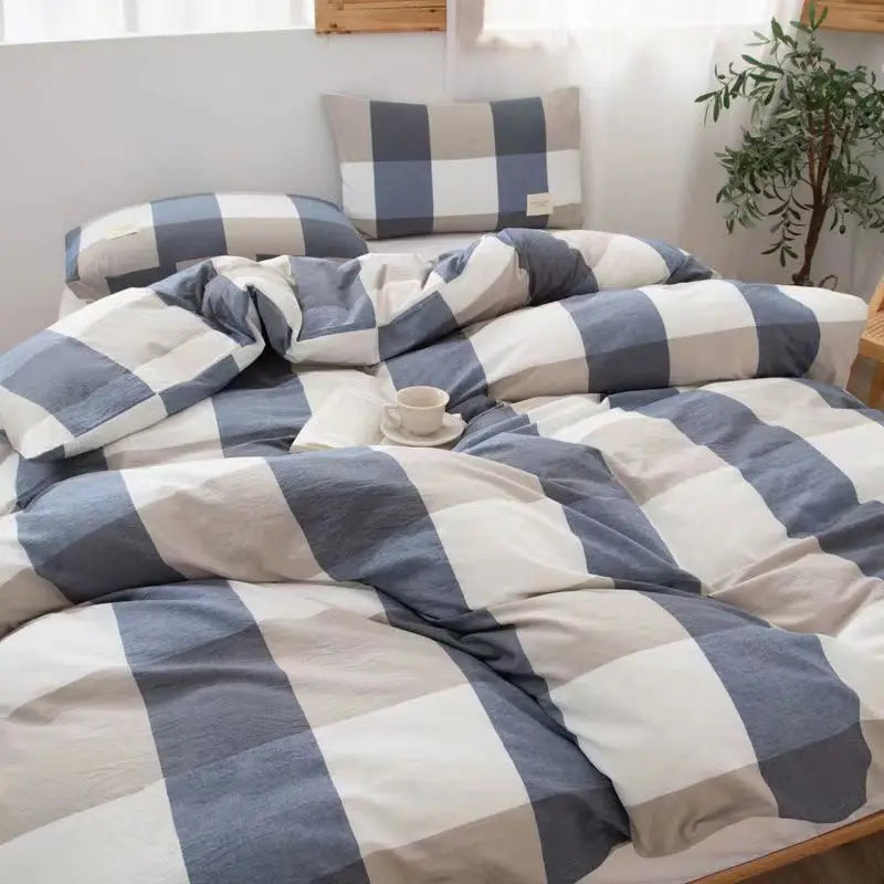 Soft Duvet Cover Polyester Flower Printed Double Comforter Bedding Quilt Cover for Queen/King Couple Single Bed Capa De Edredon