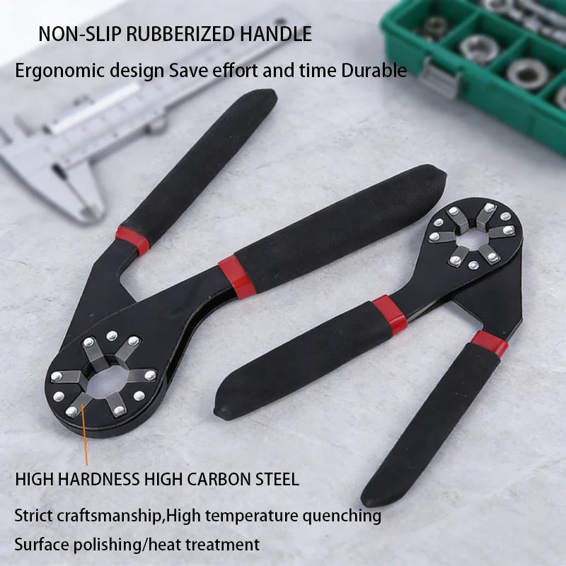 Magic Wrench 6 Inch 8 Inch Multi-purpose Hexagonal Alloy Steel Manual Clampable Movable Hexagonal Wrench hand tool wrench