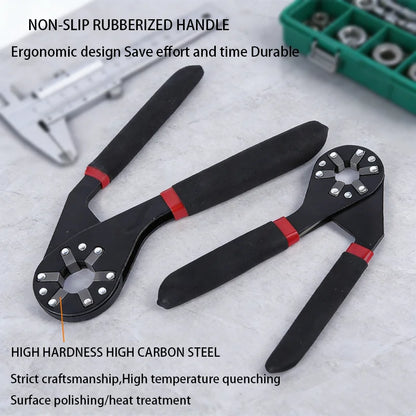Magic Wrench 6 Inch 8 Inch Multi-purpose Hexagonal Alloy Steel Manual Clampable Movable Hexagonal Wrench hand tool wrench
