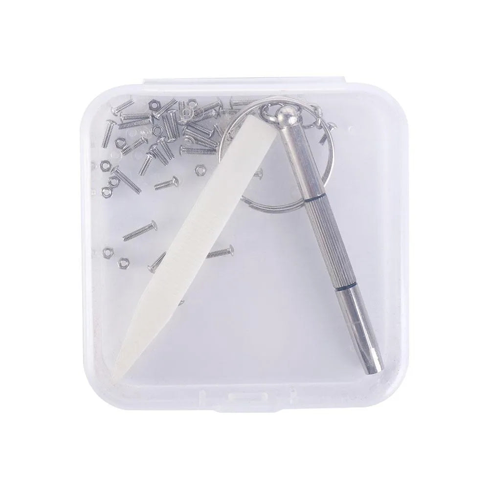 Screws Replacement With Tweezers Sun Glasses Nuts Glasses Screws Sets Eyeglass Nose Pads Sunglass Repair Tool Glasses Screws