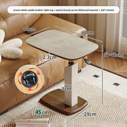 Lifting Bedside Table Movable Sofa Coffee Table Mobile Corner Jihu Rotating Living Room Computer Table Mini Small Side Table